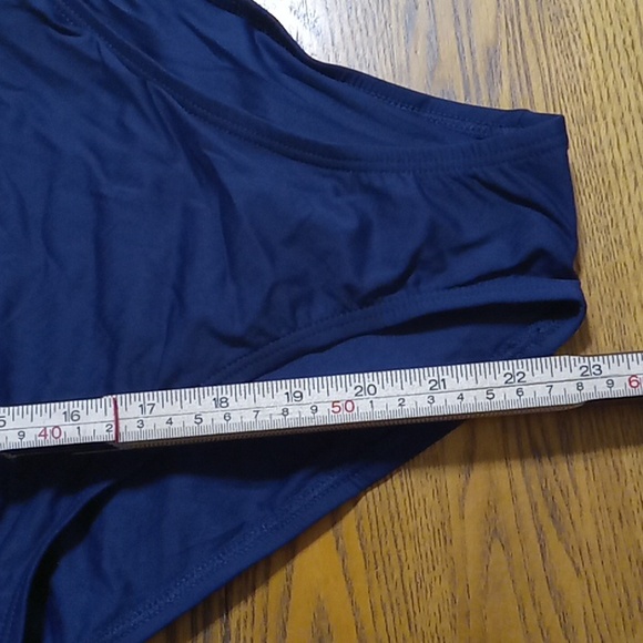 NEW Andie Bathing Suit XS Navy Blue  Swimwear The Catalina One Piece 1 Swim - Picture 4 of 6